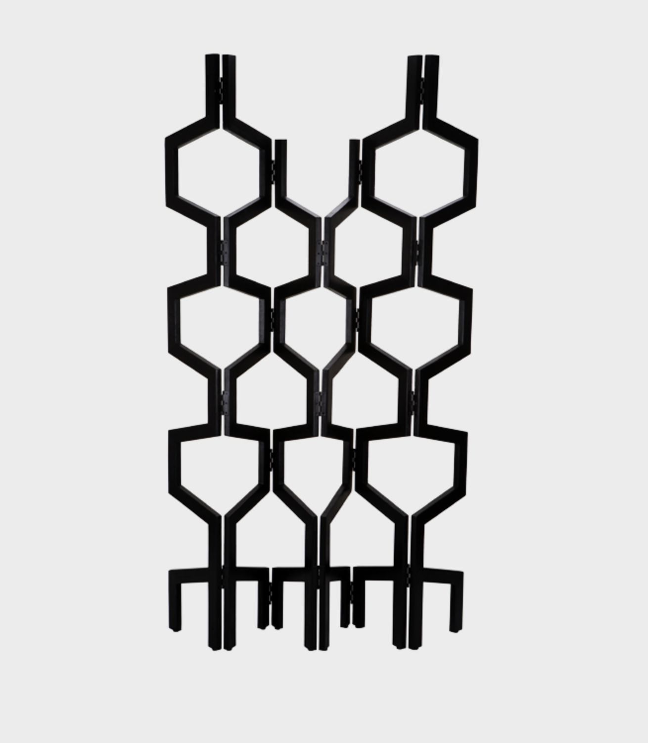 Screen Honeycomb textured charcoal