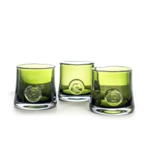 lagrange Interiors T-Light Holder Nelly - Olive Glass