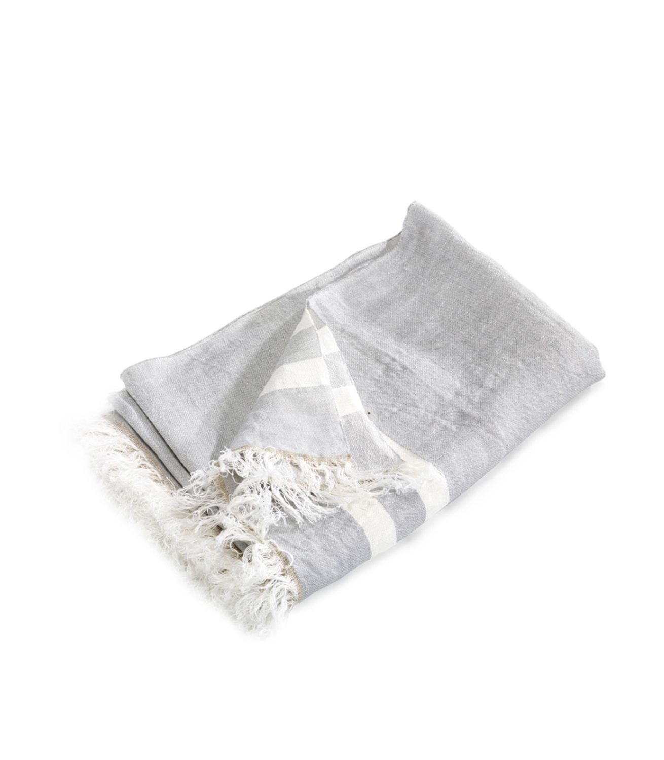 Fouta Grey Stripe