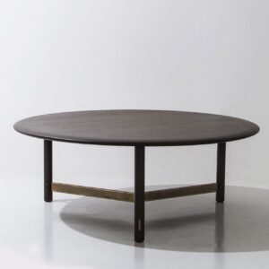 Stilt Coffee Table Smoked Oak Diameter 120cm