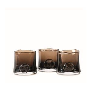 Lagrange Interiors T-light Holder Nelly Topaz Glass