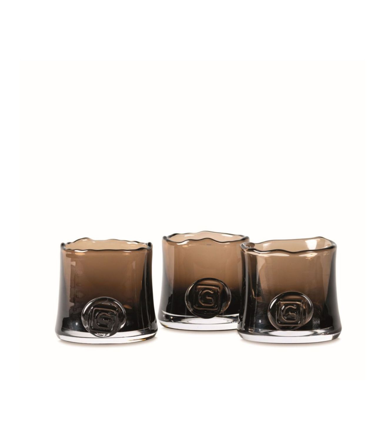 Lagrange Interiors T-light Holder Nelly Topaz Glass