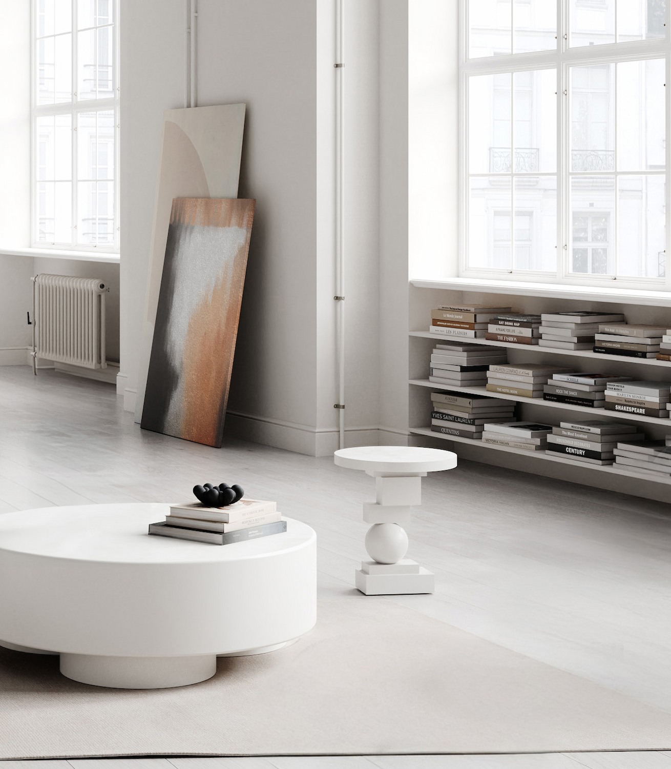 241012 Artist Side Table - Bone White - Mood 2 (1)
