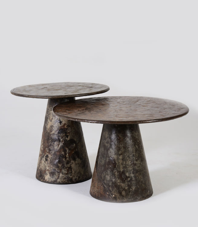 Bento Side table iron small and large