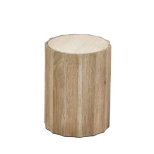 Stool Scalloped oak