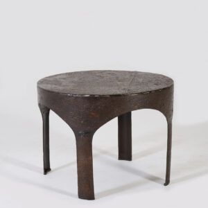 Trento Side table round iron large