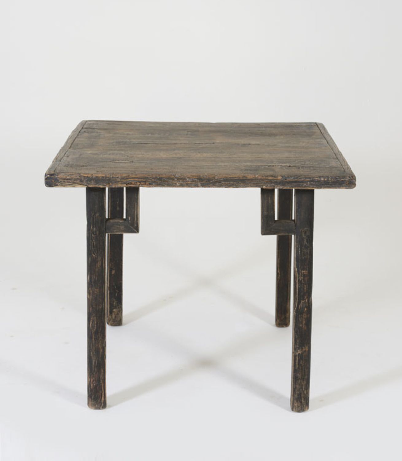 Nara side table wood black L89cm x W89cm