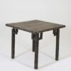 Nara side table wood black L89cm x W89cm