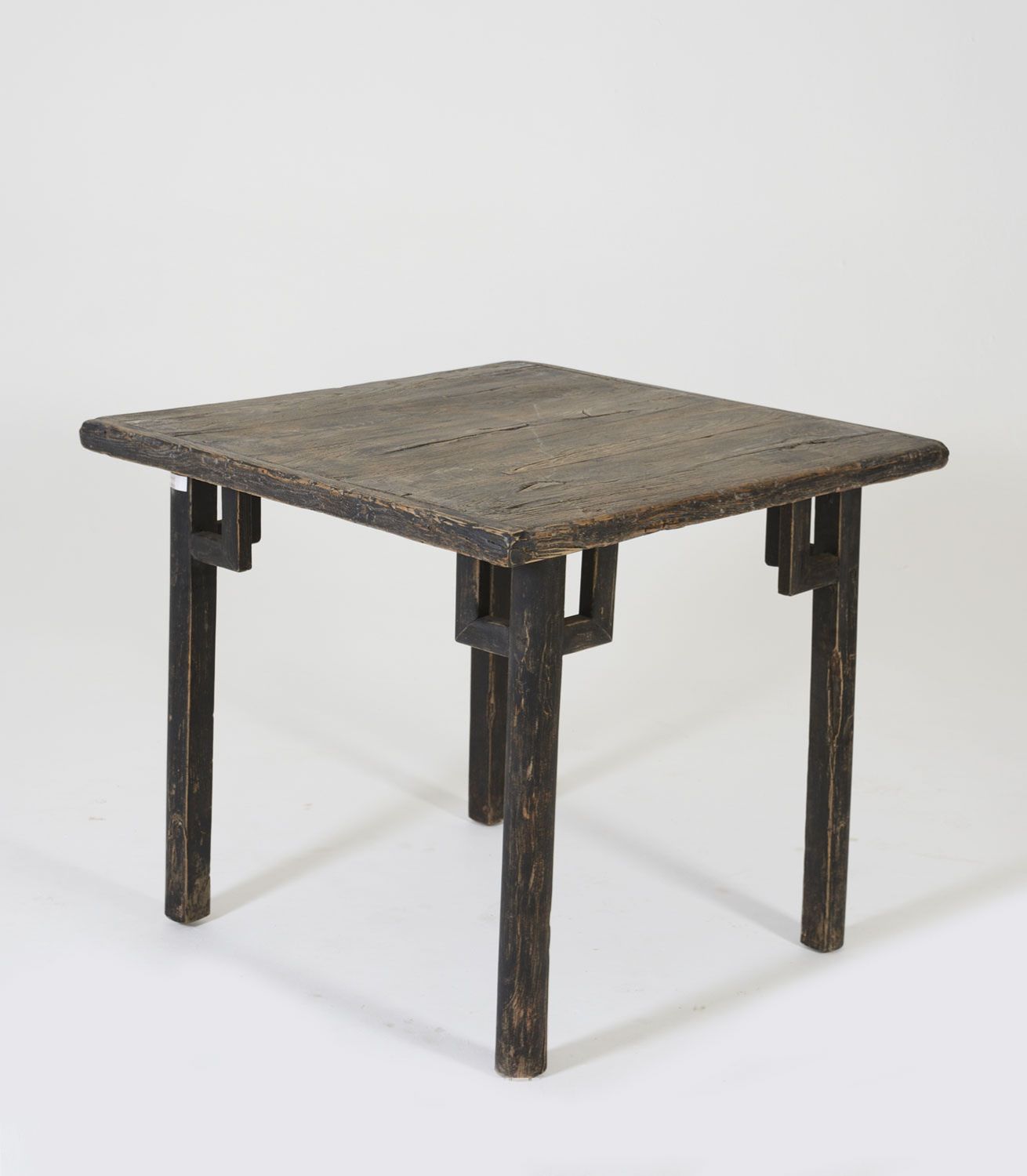 Nara side table wood black L89cm x W89cm