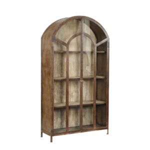 Display Cabinet Girare - Iron - 2drs L100xD44xH220cm