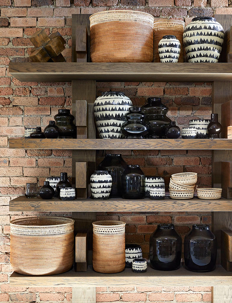 Showroom setting decor accessories
