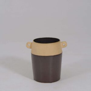 Lagrange Interiors Ceramic Pot Vase with Ears Albany Large 29cm High
