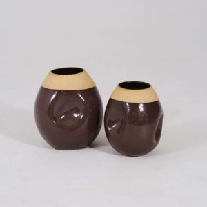 Lagrange Interiors Ceramic Round Egg Vase Albany Small & Large