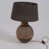 Lampbase ceramic with brown lampshade