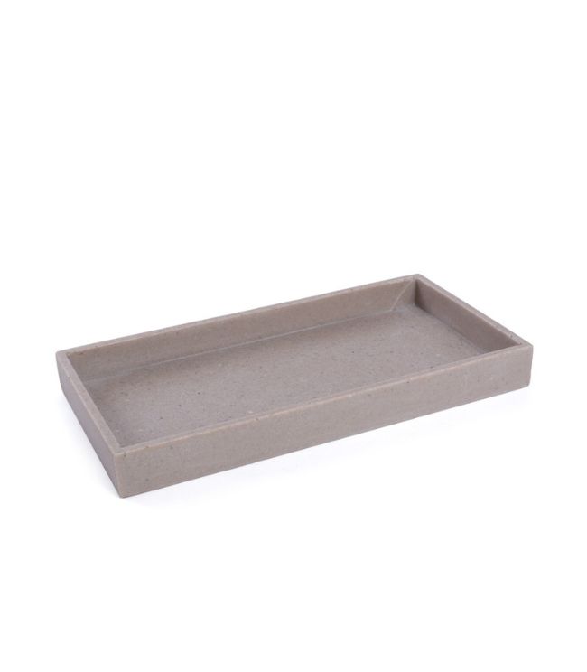 Tank Tray Rockport Rect Cement Resin Sand Lrg