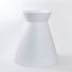 Vase Sante Fe - Cement - White - Tall
