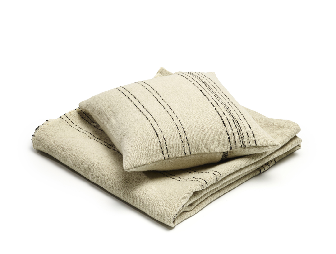 The Moroccan Stripe throw and scatter cushion
