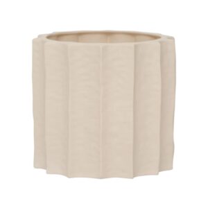 Pot Scallop - Earthenware - Pale Khaki