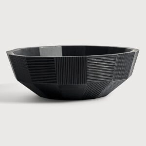 Striped Bowl Mahogany (2)