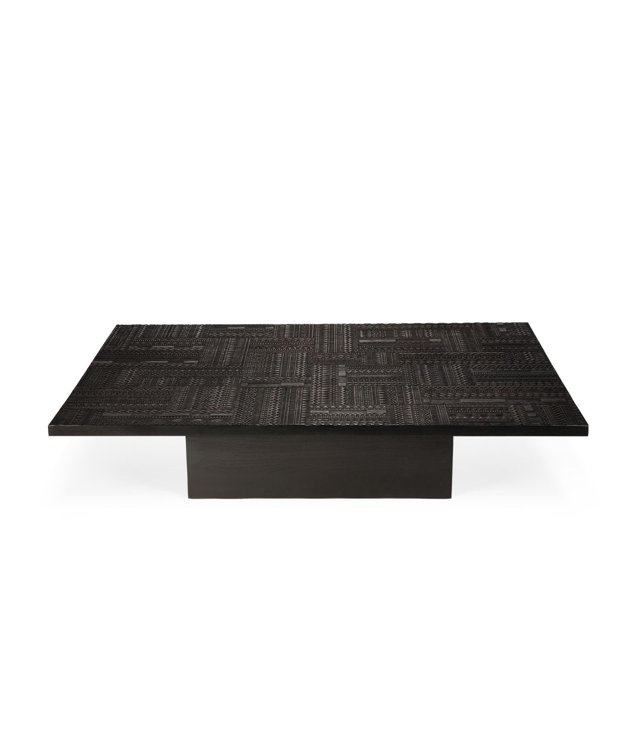 Tabwa Coffee Table - Teak - Off Black - Image 3