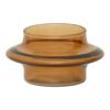 Tealightholder Hea - Glass - Golden Orange