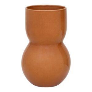 Vase Noan Ceramic Golden Brown