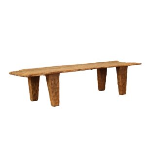 Coffee table wood natural 202x59x48
