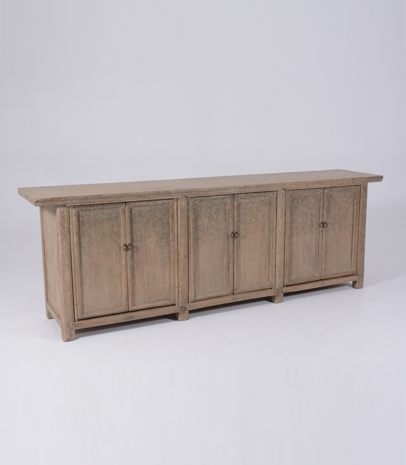 Server Wood - 6 door - Natural L261xW53xH88cm