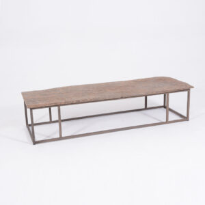 Coffee Table Wood - Iron base L172xW59xH38cm