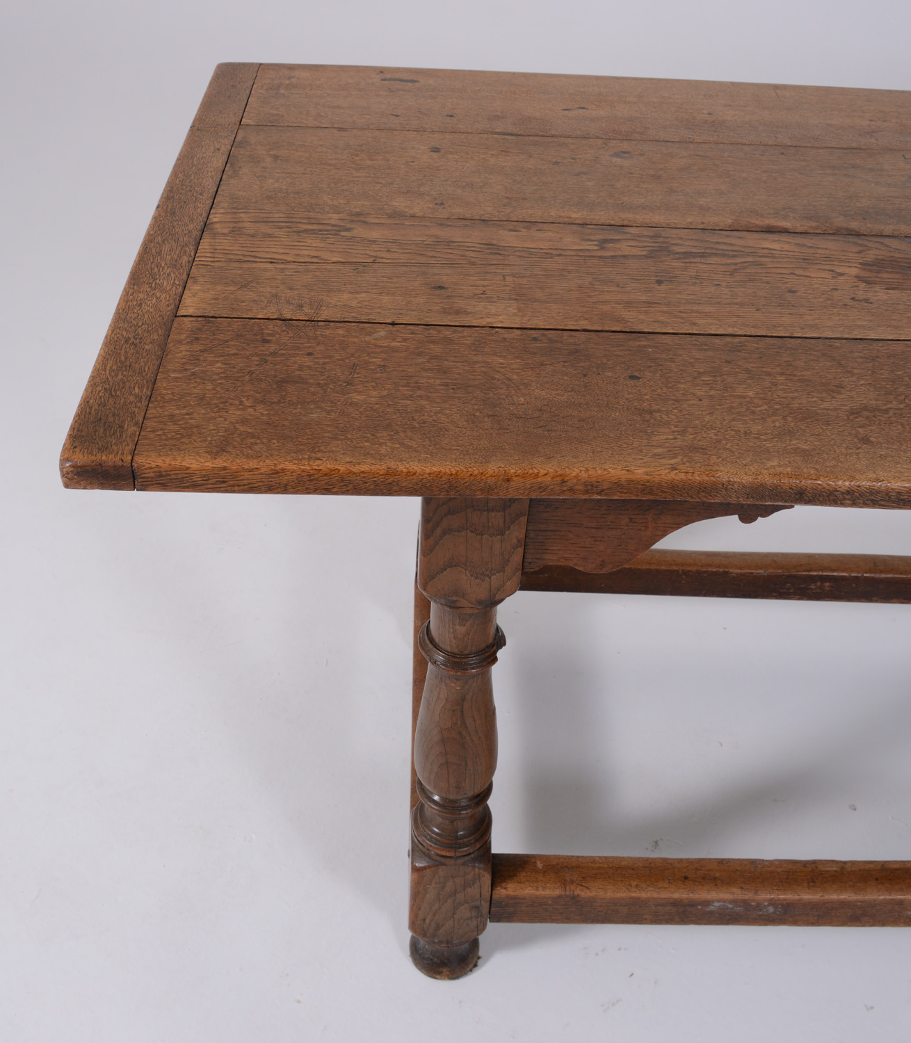 Antique Old English Table - Wood L218xD79xH79cm - Image 3