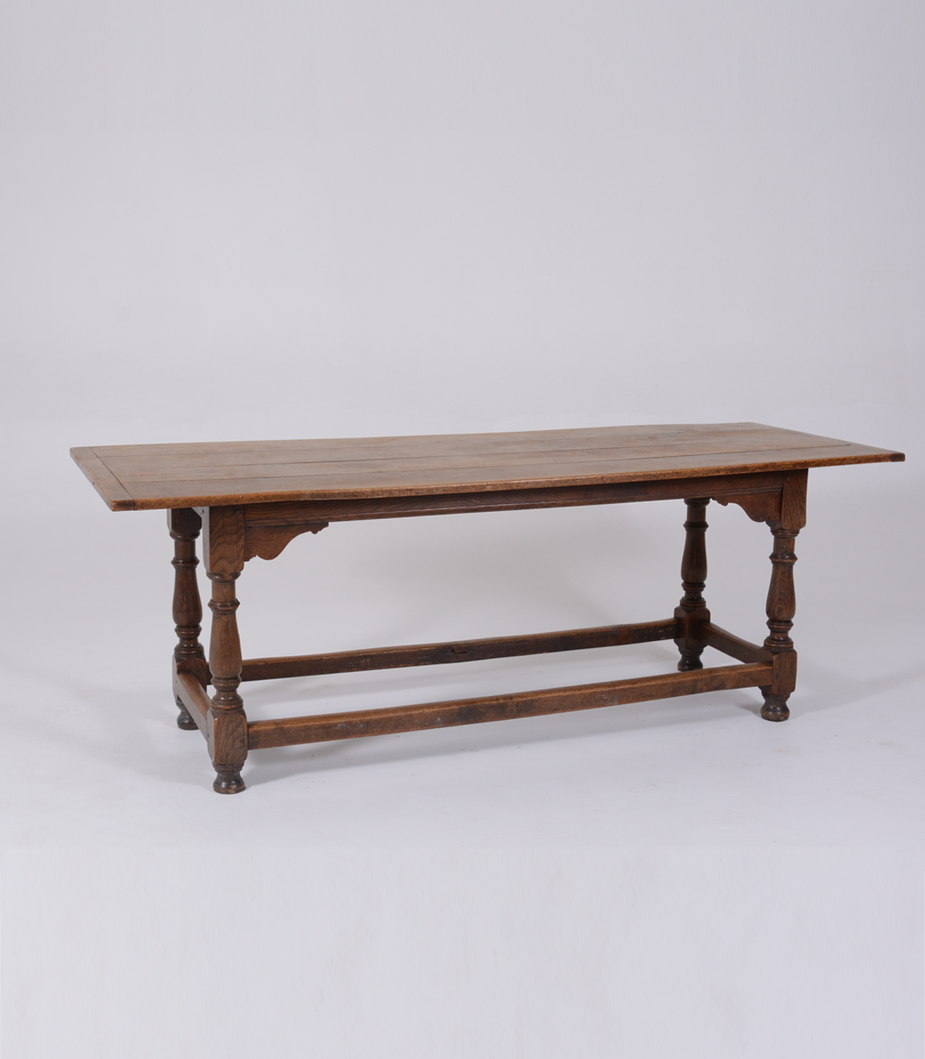 Antique Old English Table - Wood L218xD79xH79cm