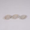 Bowl Marble Scalloped - Oval - W17xD12xH4cm
