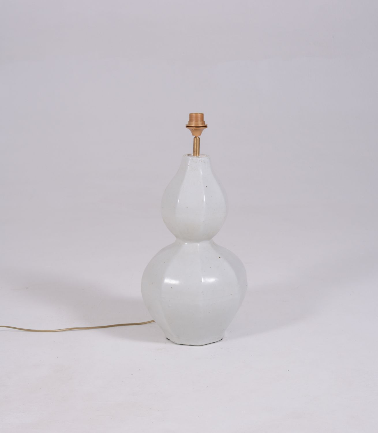 Lamp Base Milka Ceramic Wh Dia30xH51cm excl shade (1)
