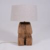Table Lampbase - Wood Unique H41cm - excl shade (1)