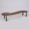 2 Circle Coffee Table Long-Wood L244xD71xH50cm