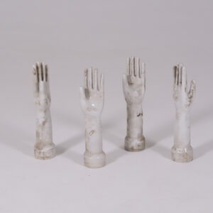 Porcelain Hand - White - Decoration H35cm