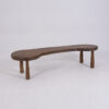 2 Circle Coffee Table Long - Wood L204xD62xH48cm