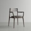 Assembly Dining Chair with Arms - Dry Oak Sepia