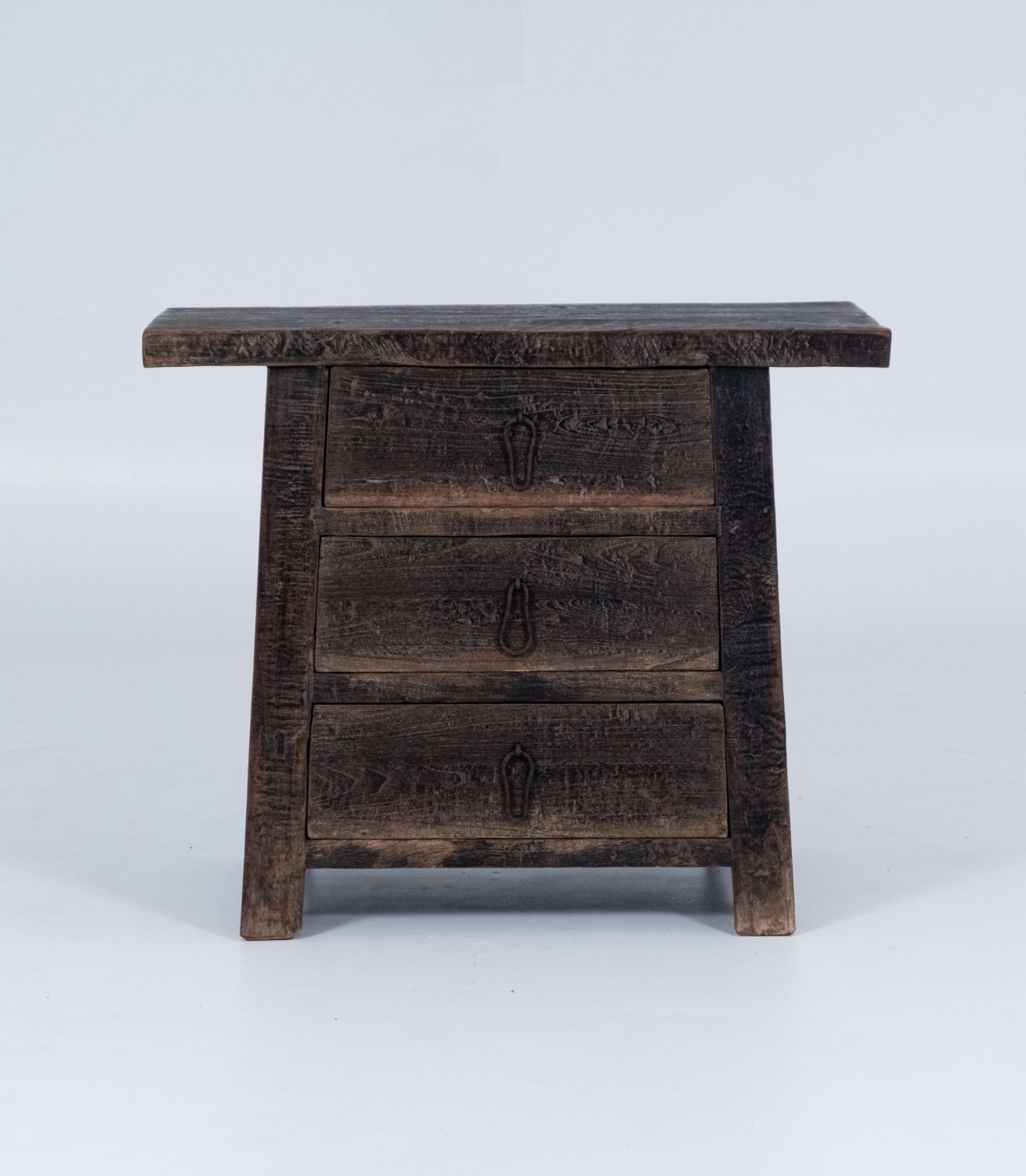 Chest of Drawers Wood Unique Dk 3dwrs L100xW51xH83cm (1)