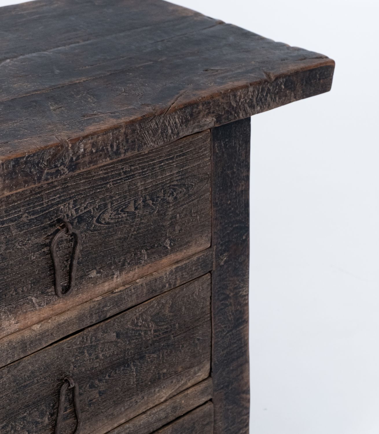 Chest of Drawers Wood Unique Dk 3dwrs L100xW51xH83cm (2)