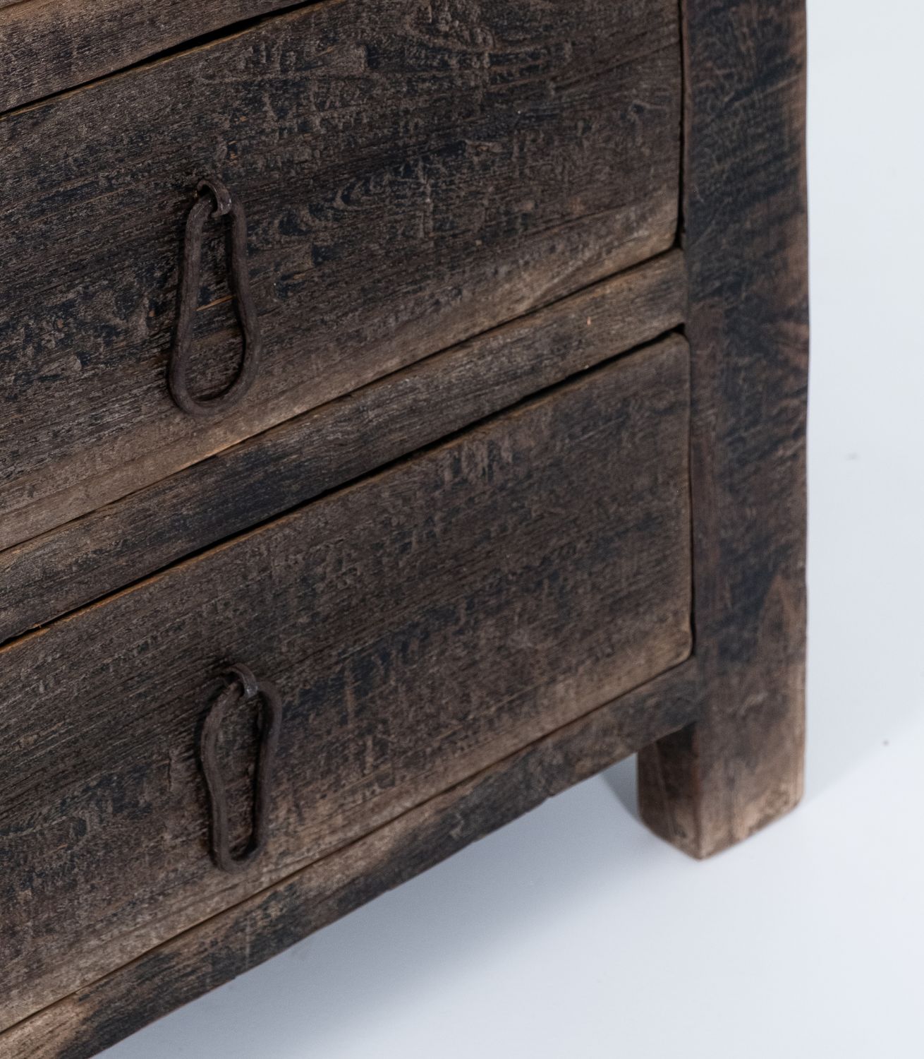 Chest of Drawers Wood Unique Dk 3dwrs L100xW51xH83cm (3)