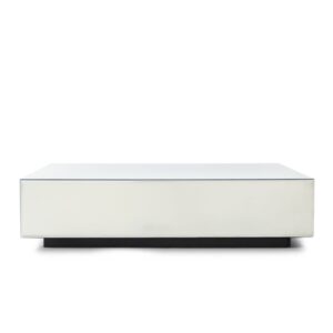 Coffee Table Block - Mirror - 90x90xH22cm