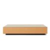 Coffee Table Block - Mirror - Smokey Brown 80x55xH22cm