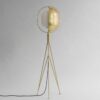 Floor Lamp Pearl - Brass - Plated Aluminium