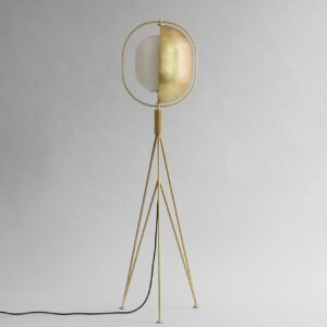Floor Lamp Pearl - Brass - Plated Aluminium
