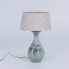 Lampbase - Ceramic - Octagon - BlWh Dia27xH46cm