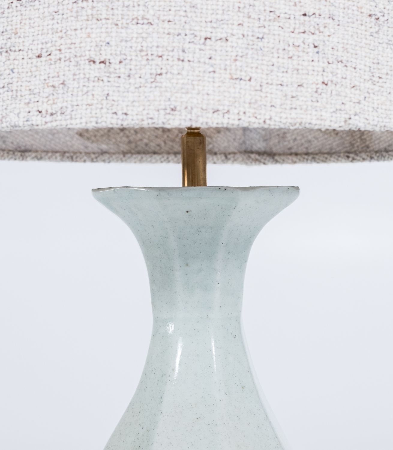 Lampbase - Ceramic - Octagon - BlWh Dia27xH46cm (3)