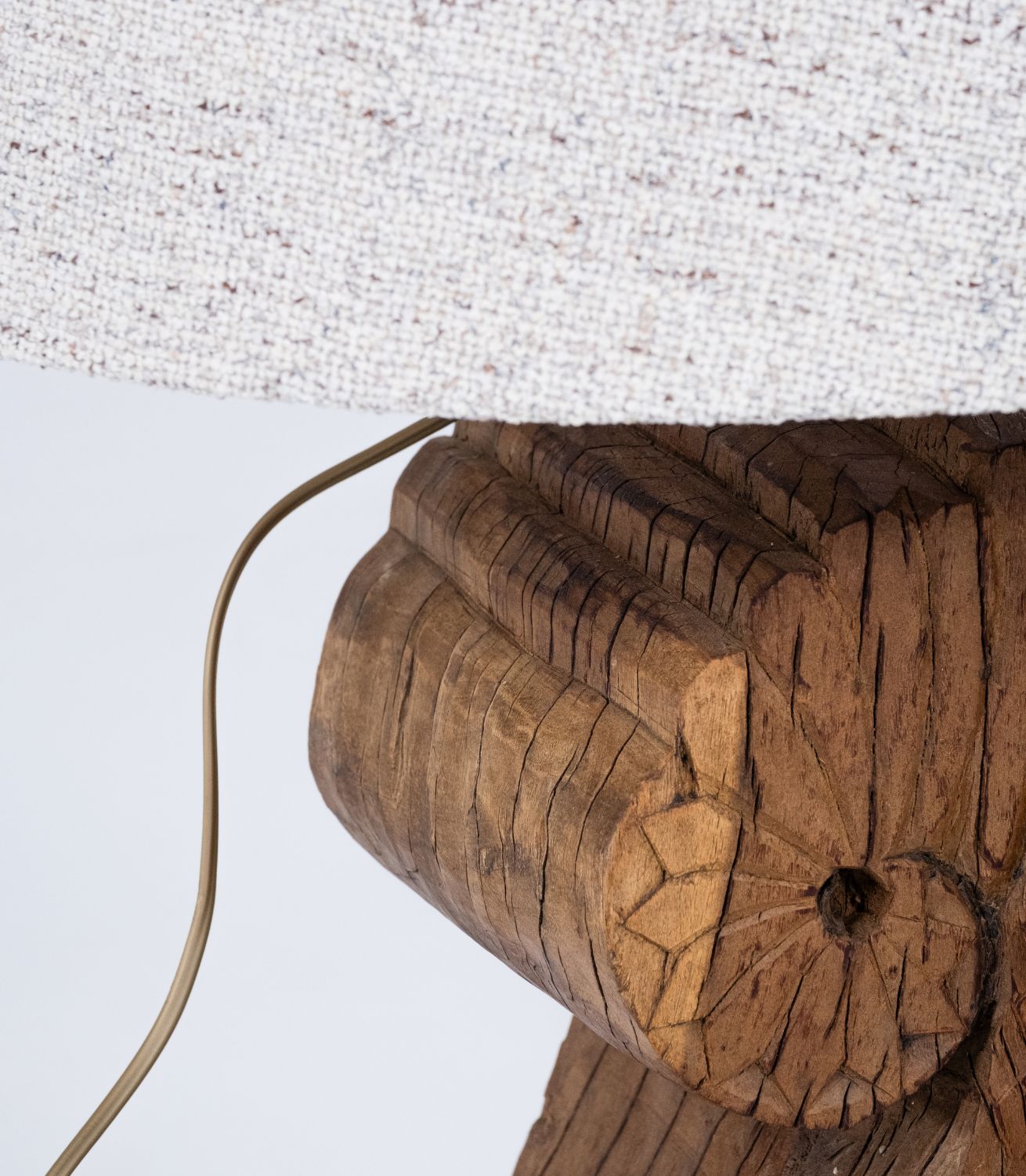 Lampbase Hima - Wood - L27xW18xH45cm - excl shade (2)