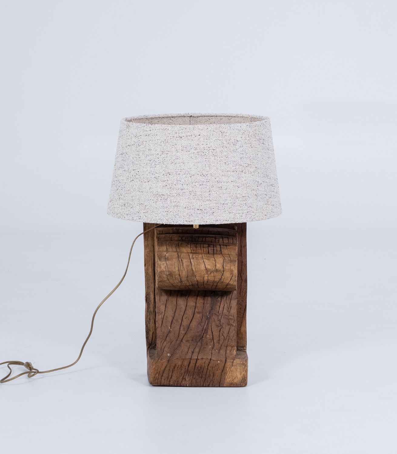 Lampbase Hima - Wood - L27xW18xH45cm - excl shade - Image 2