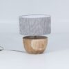 Lampbase Melon - Wood - White Dia48xH40cm - excl shade